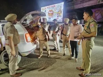 Independence Day Security Tightened in Doraha, Police Conduct Special Checking at Beant Singh Chowk