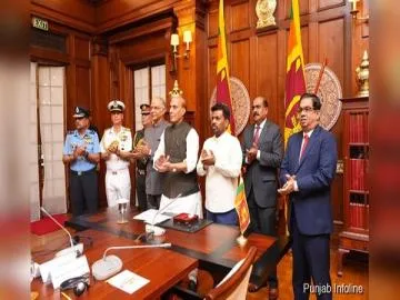 India, Sri Lanka Sign MoUs on L70 Gun Upgradation and Defence Cooperatio