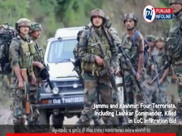 Jammu and Kashmir: Four Terrorists, Including Lashkar Commander, Killed in LoC Infiltration Bid