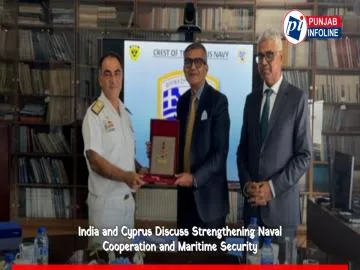 India and Cyprus Discuss Strengthening Naval Cooperation and Maritime Security