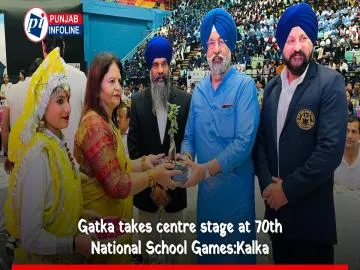 Gatka takes centre stage at 70th National School Games:Kalka
