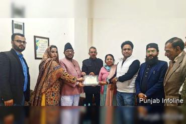 ਨਵਾਬ ਸ਼ੇਰ ਮੁਹੰਮਦ ਖਾਨ ਇੰਸਟੀਚਿਊਟ ਮਲੇਰਕੋਟਲਾ ਵਿਖੇ ਡਾ. ਬਲਰਾਮ ਸ਼ਰਮਾ ਦਾ ਸਨਮਾਨ