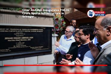 J&K CM Omar Abdullah Inaugurates ₹30.35 Crore Sports Infrastructure in Srinagar
