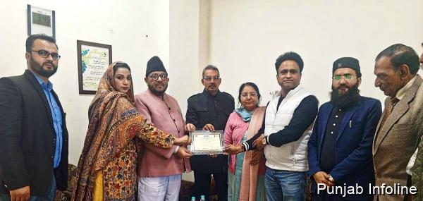 ਨਵਾਬ ਸ਼ੇਰ ਮੁਹੰਮਦ ਖਾਨ ਇੰਸਟੀਚਿਊਟ ਮਲੇਰਕੋਟਲਾ ਵਿਖੇ ਡਾ. ਬਲਰਾਮ ਸ਼ਰਮਾ ਦਾ ਸਨਮਾਨ