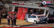Calgary Bus Crash: 3 Dead, 10 Injured as Two Transit Buses Catch Fire