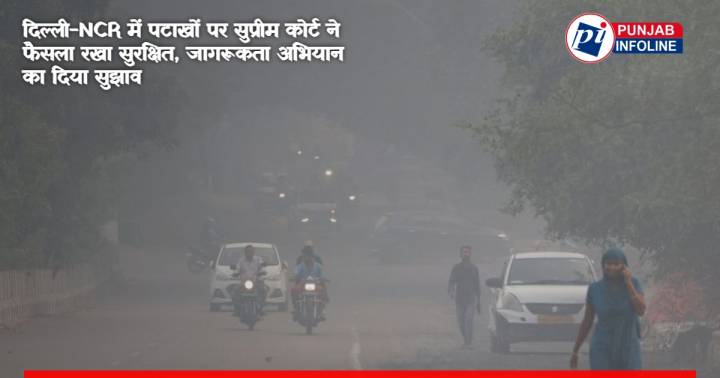 दिल्ली-NCR में पटाखों पर सुप्रीम कोर्ट ने फैसला रखा सुरक्षित, जागरूकता अभियान का दिया सुझाव